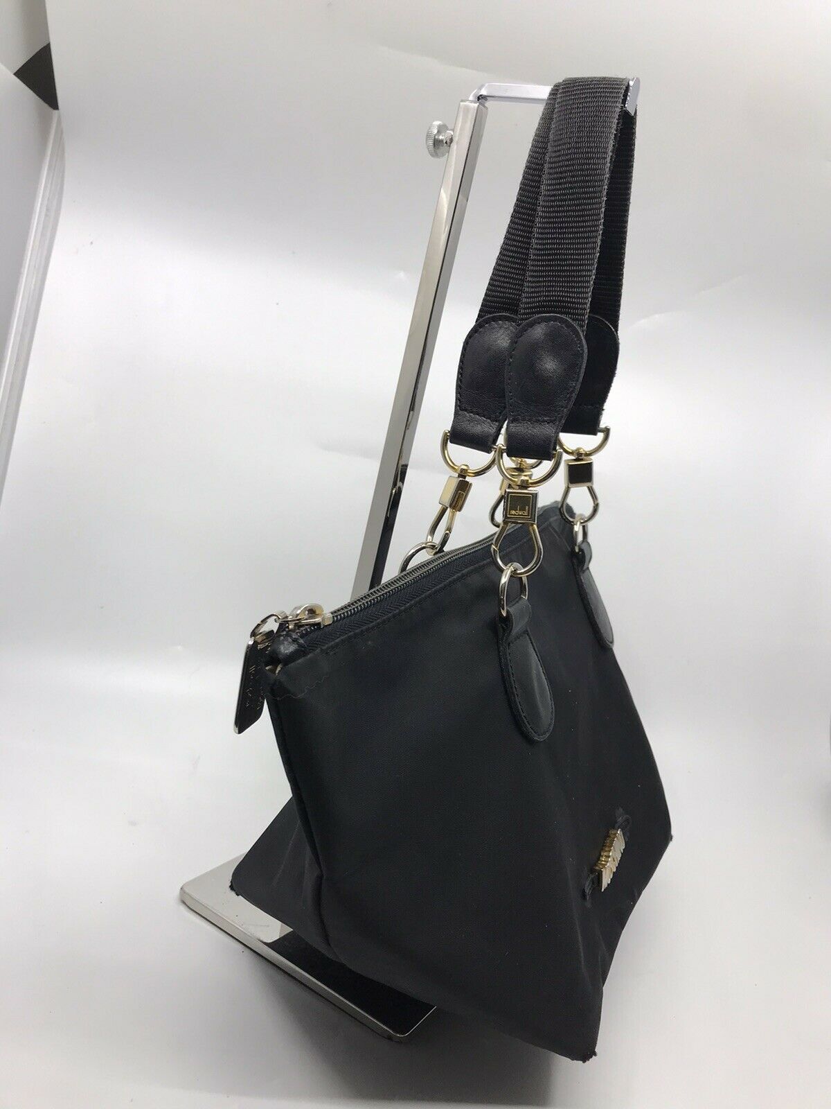 Moschino Black Small Nylon Tote