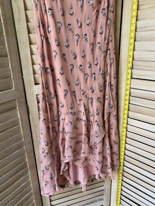 nicole miller coral black gray long msrp mid length casual maxi dress