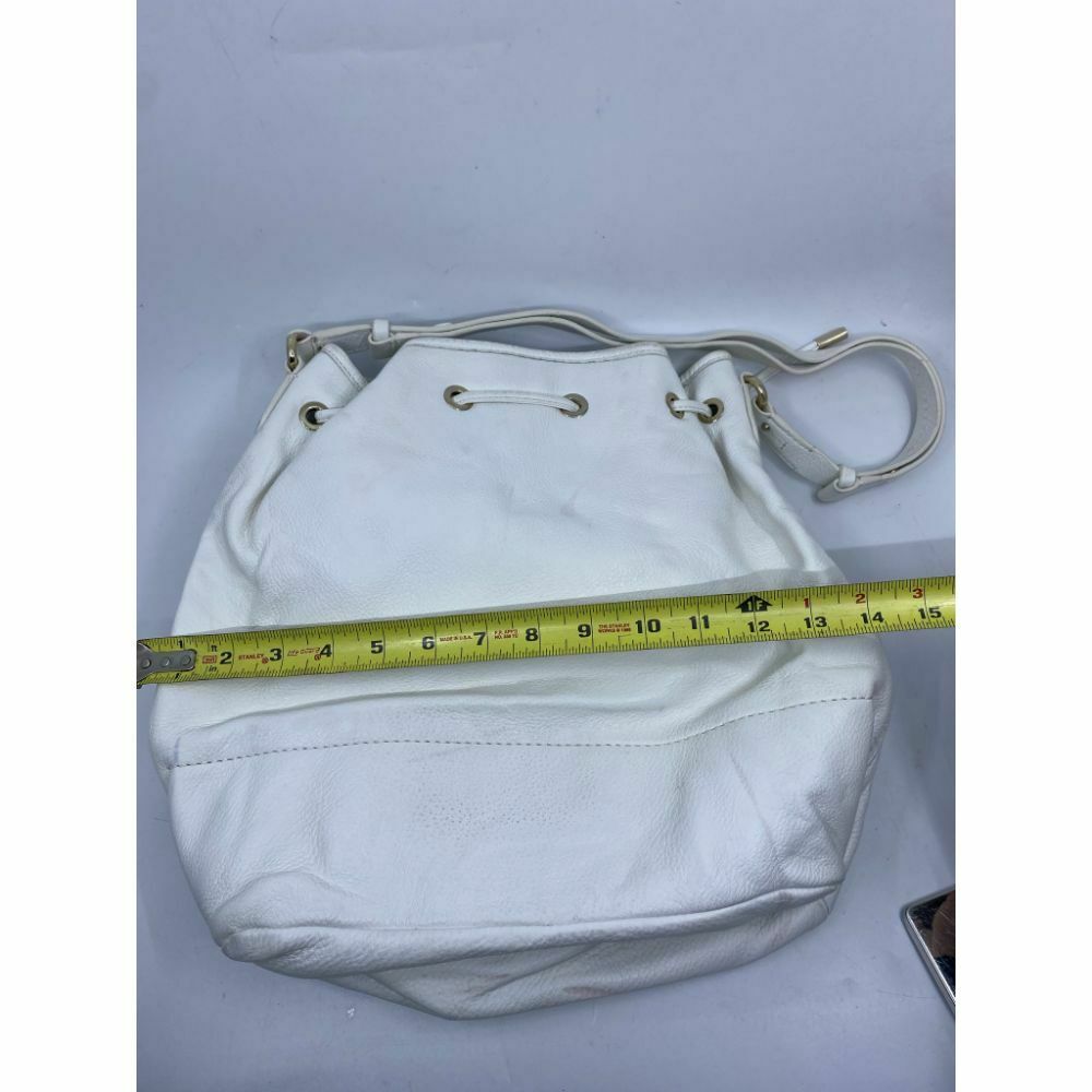 COLE HAAN White Large Leather Tote/ Shoulder Bag