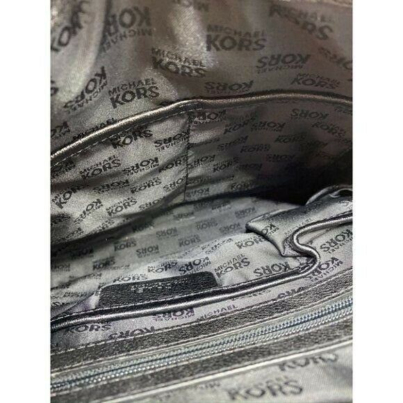 MICHAEL KORS Blue Large Leather Shoulder Bag $390