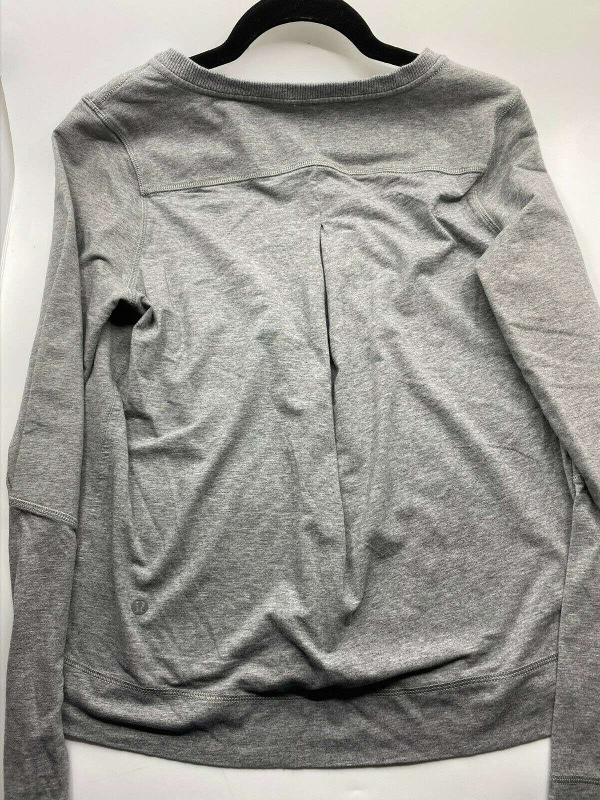 LULULEMON Womens Gray Long Sleeves Stylish Sweaters Size: 4