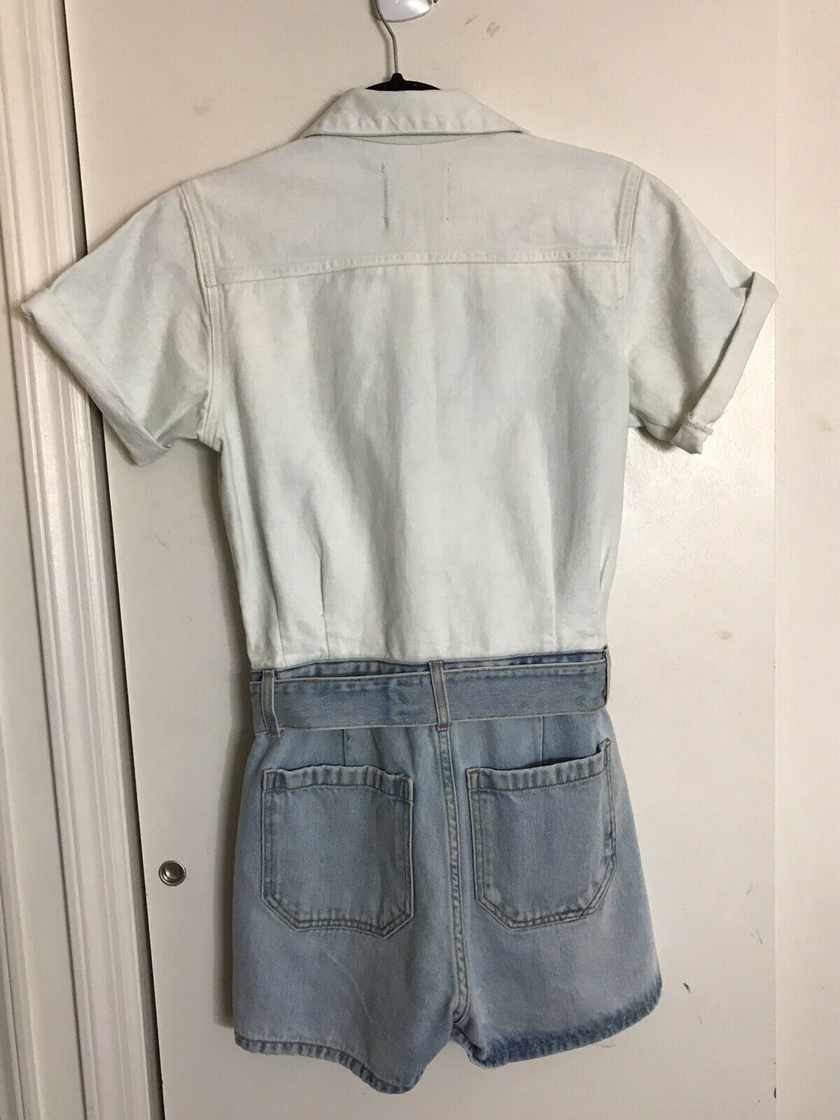 NWT! John John Lab Denim Romper Small