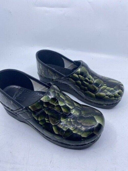 Dansko Black Green Mulesslides Size Eu