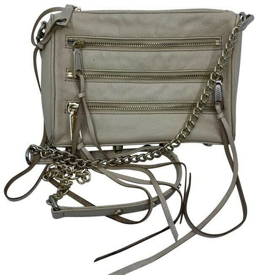 Rebecca Minkoff Beige Leather Cross Body Bag
