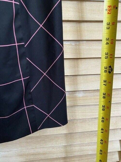 milly black pink new printed msrp short casual dress