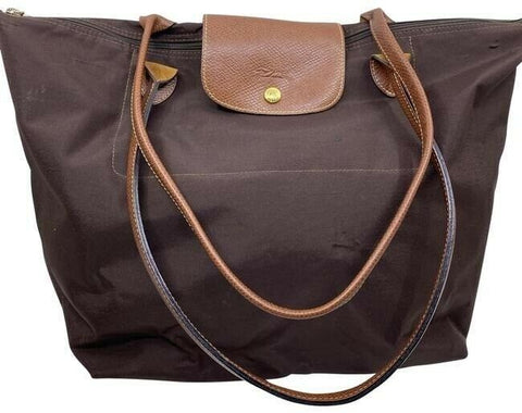 Longchamp Shopping Large Brown Tote