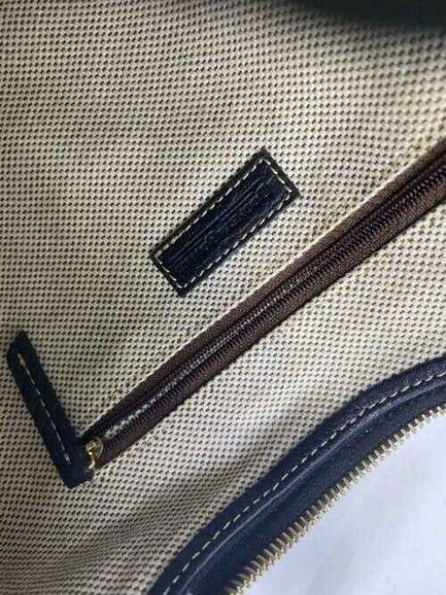 Dooney and Bourke w hand customized by me w applique black gray hobo bag