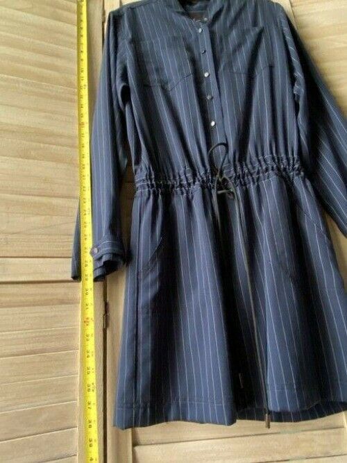 Nicole Miller Gray Striped Msrp Short Casual Dress