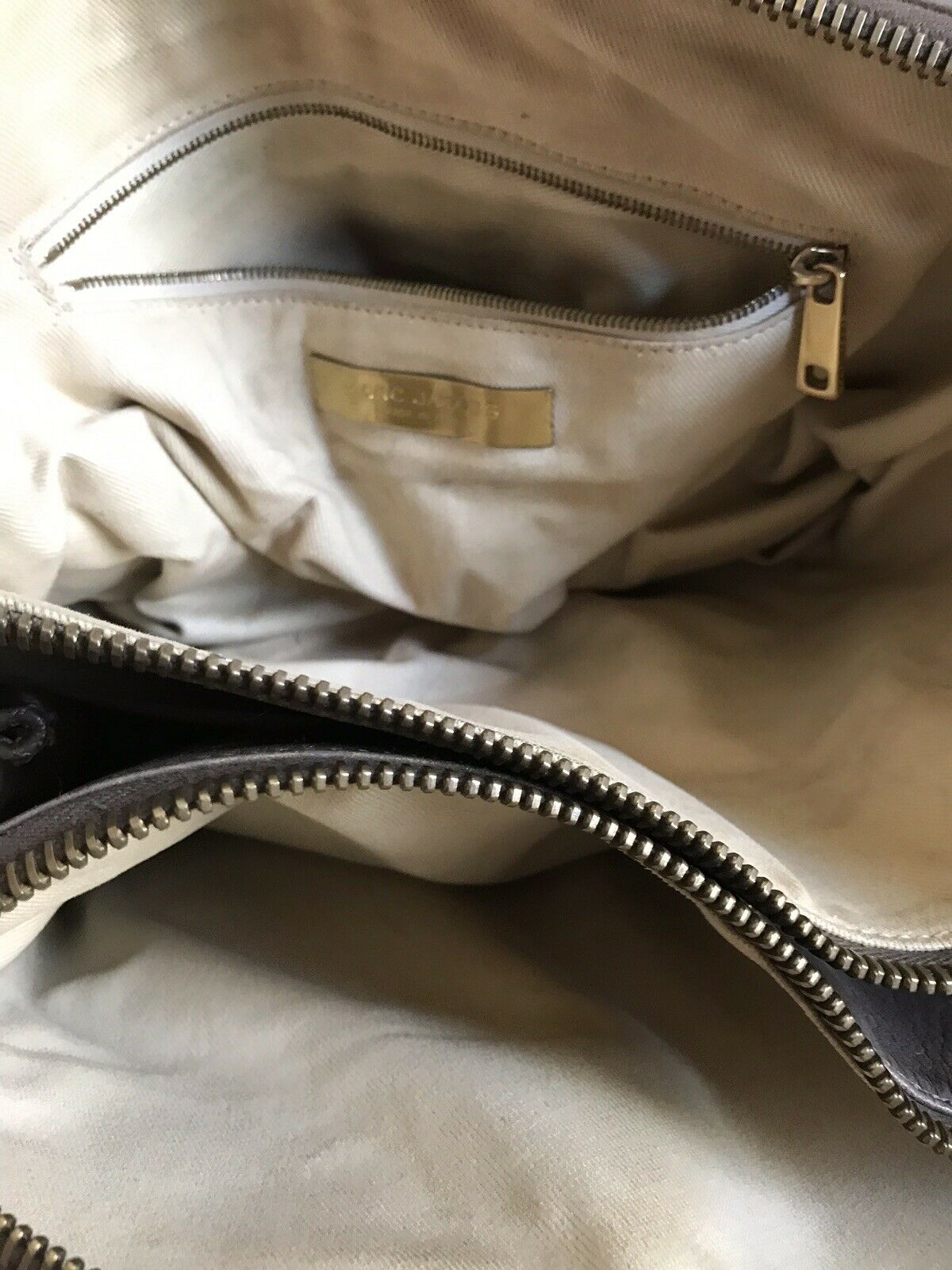 MARC JACOBS brown Leather Quilted Handbag