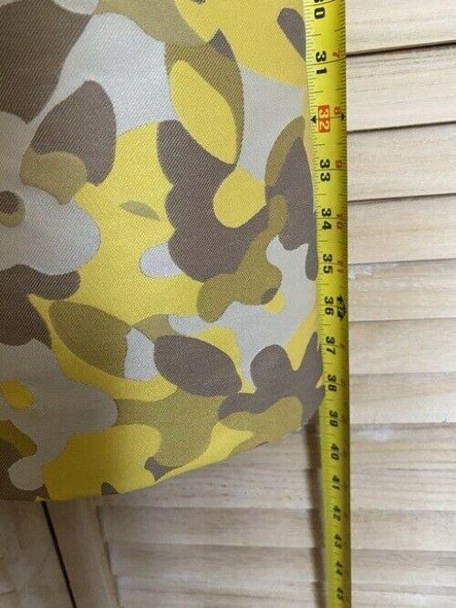 milly yellow white tan new printed msrp short formal dress