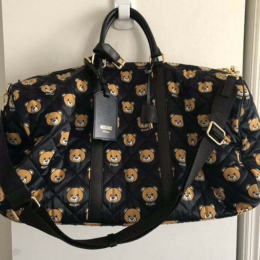 Moschino Quilted Teddy Bear Travel Bag