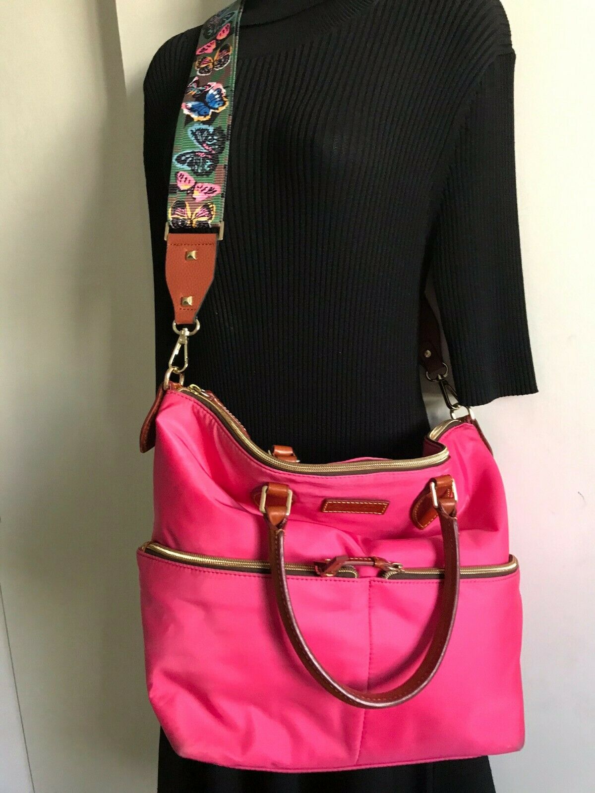 Dooney & Bourke Fabric Tote Crossbody Bag
