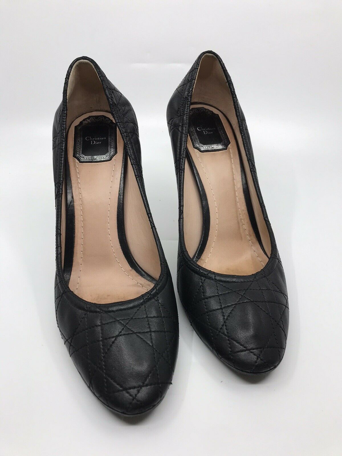 CHRISTIAN DIOR Women’s Cannage High Heel Punps Size 41