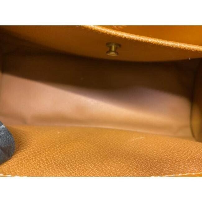 dooney and bourke vintage gray brown leather cross body bag