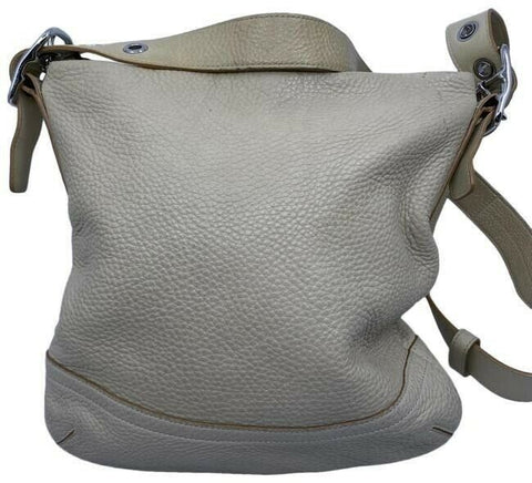 coach beige leather cross body bag