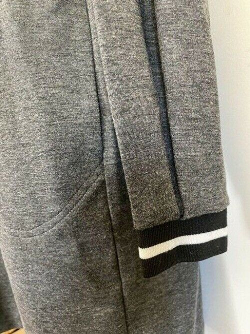 nicole miller grey new sweater small short casual dress
