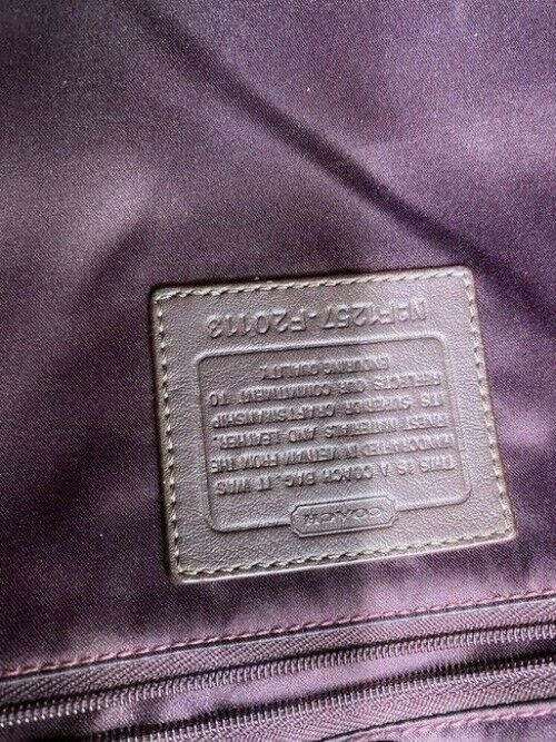 Coach Multicolor Fabric Cross Body Bag