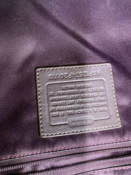 Coach Multicolor Fabric Cross Body Bag