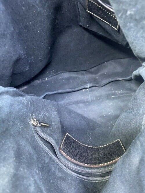Dolce And Gabbana Miss Catch Fold Over Tote Black Leather Cross Body Bag