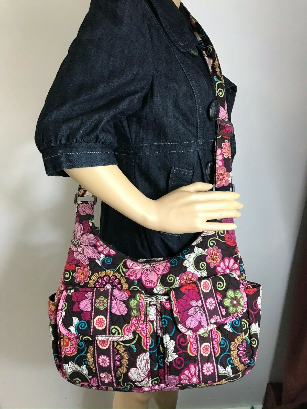 Vera Bradley Quilted Crossbody / Shoulder Bag