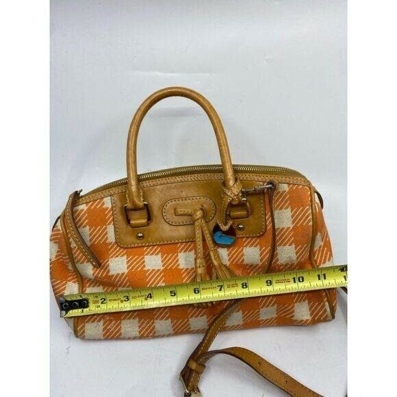 DOONEY & BOURKE Orange White Tote Crossbody Bag