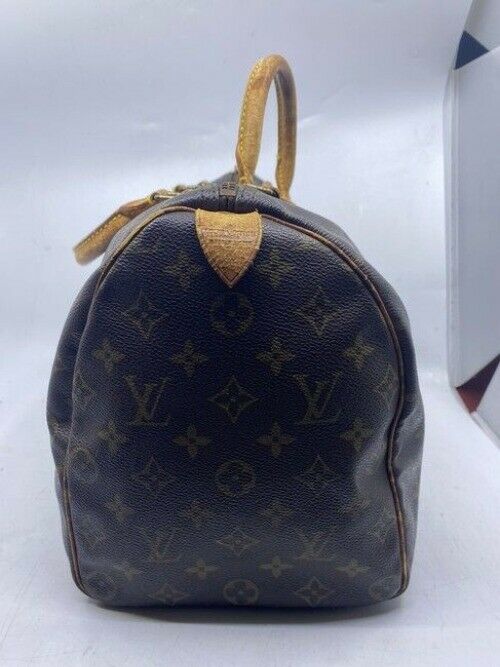 Louis Vuitton Speedy Brown Monogram Canvas Shoulder Bag