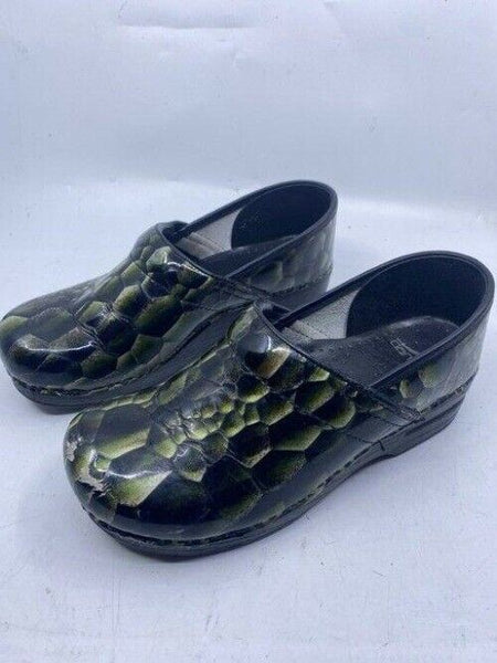 Dansko Black Green Mulesslides Size Eu