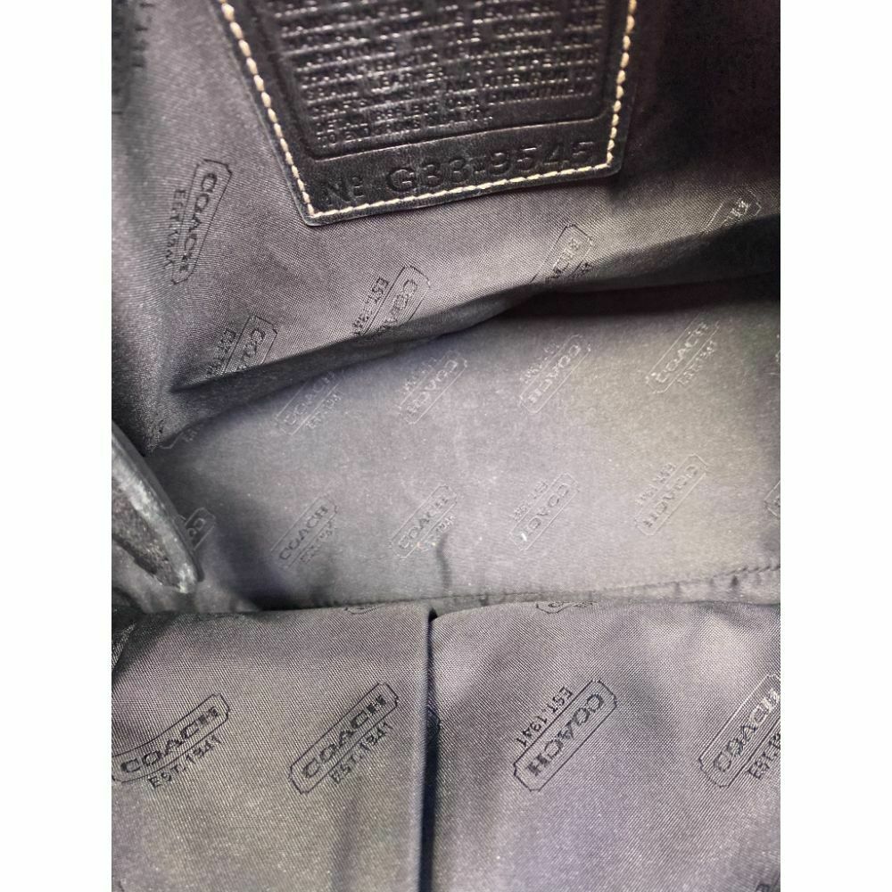Coach Black Medium Leather Handbag