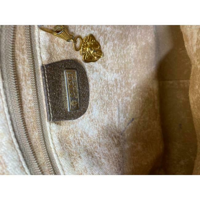 Gucci Vintage Brown Signature Crossbody Bag