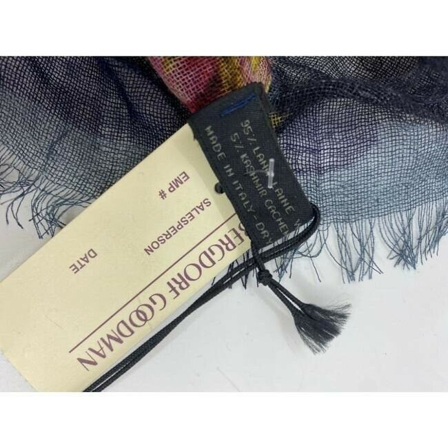 NWT! FRANCO FERRARI Floral Silk Scarf Bergorf Goodman Exclusive $350