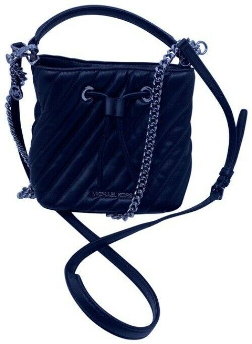 Michael Kors Suri Small Vegan Black Faux Leather Cross Body Bag