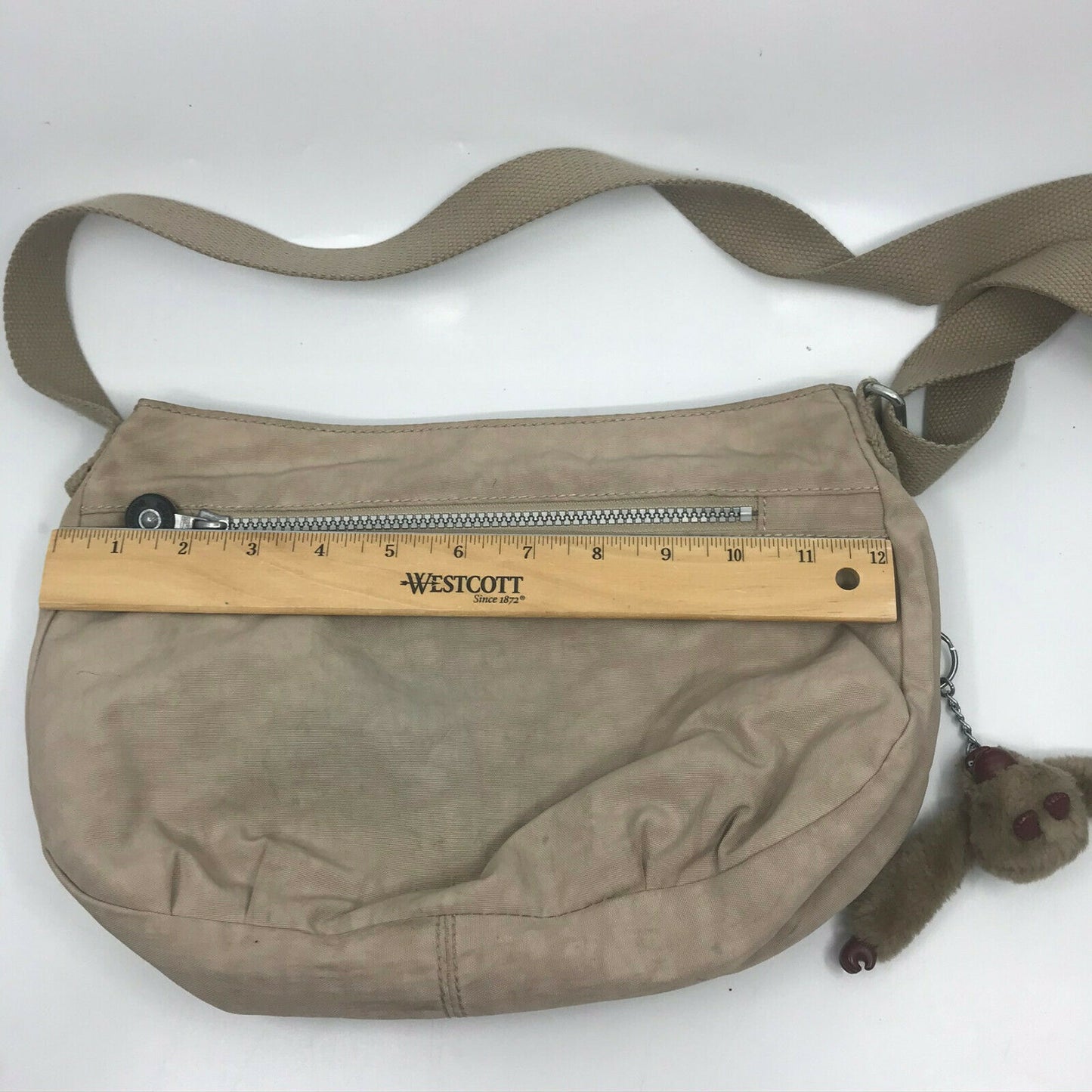 Kipling Tan Nylon Medium Size Crossbody Bag