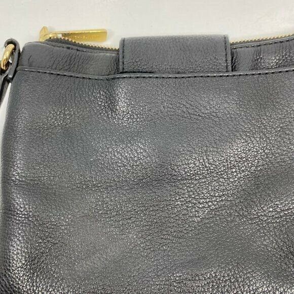 Michael Kors Black Small Leather Crossbody Bag