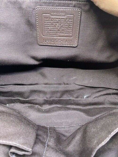 coach medium bag handbag off white leather shoulder bag