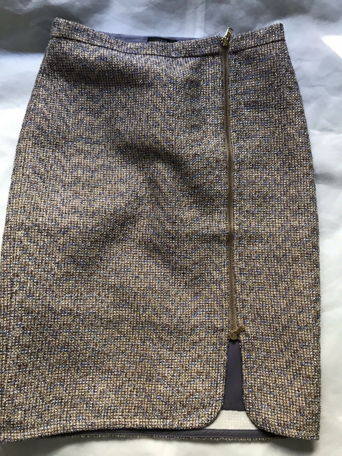 J. CREW Collection lavander Multi Color Skirt Size 8