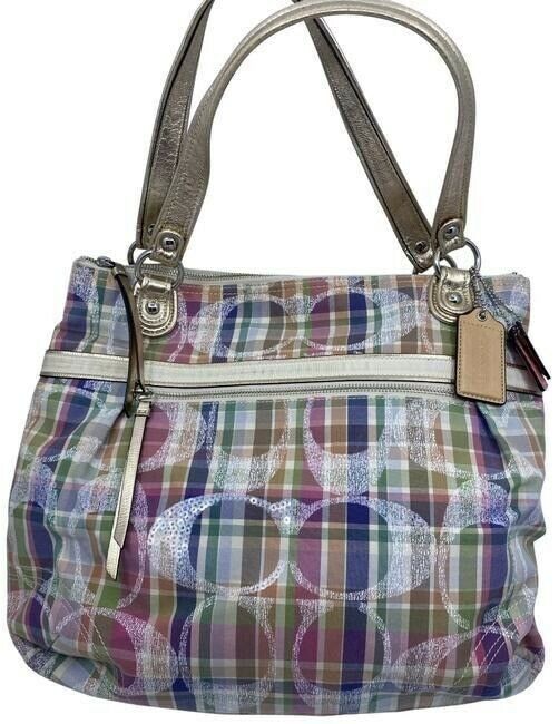 coach crossbody crossbodyshoulder msrp multicolor fabric shoulder bag