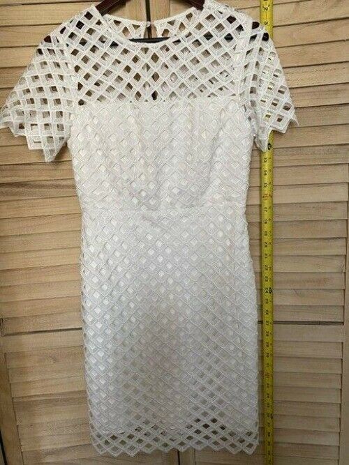 milly white new msrp short formal dress