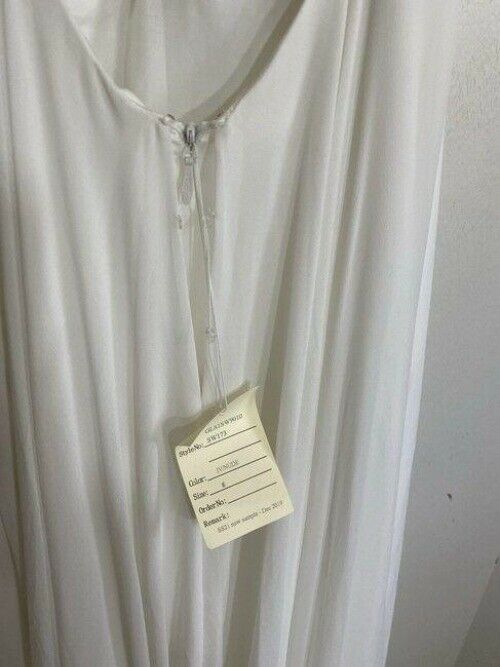 Unbranded White Haltered Gown Long Formal Dress