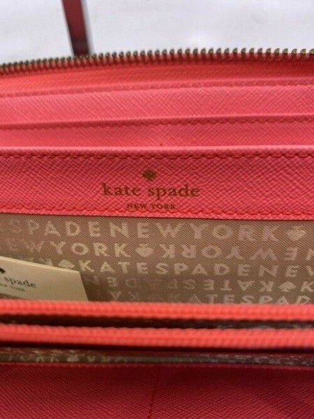 Kate Spade Pink Parrot Zip Neda Rare Wallet