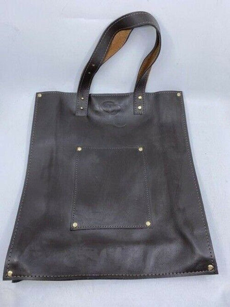 msrp brown leather tote