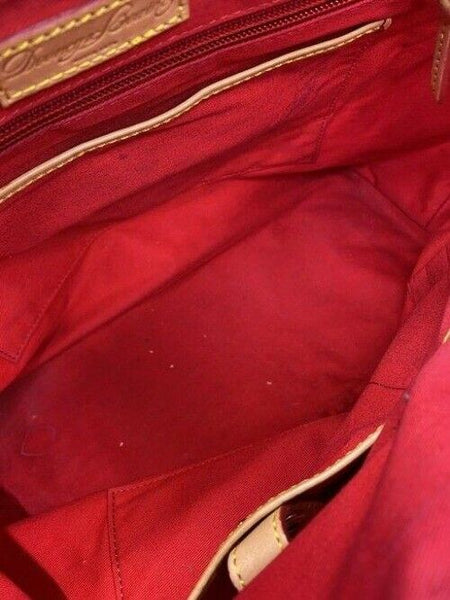 Dooney and Bourke shopping xl zig zag in blue white coated canvas tote