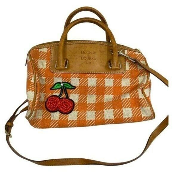 DOONEY & BOURKE Orange White Tote Crossbody Bag