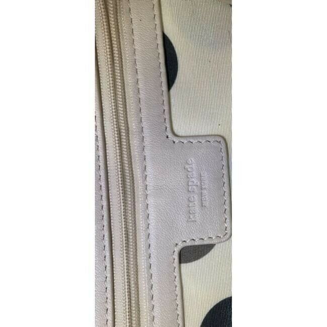 kate spade bag beige leather tote