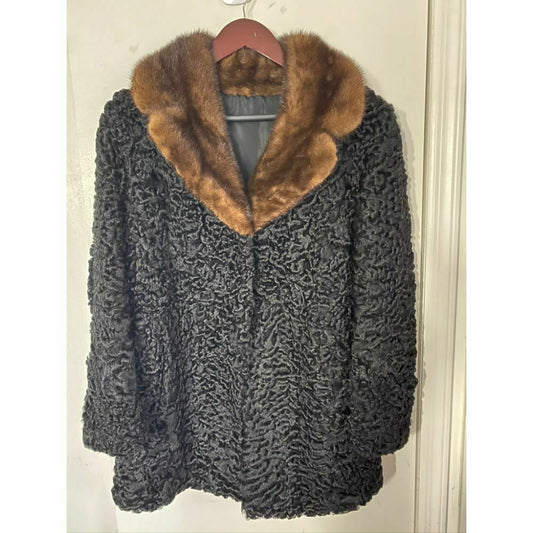 ROYAL COUTURE Persian Fur Coat Jacket Medium