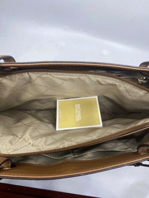 Michael Kors Walsh Borwn Leather Shoulder Bag