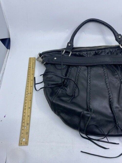 Botkier Taylor Satchel Black Leather Shoulder Bag