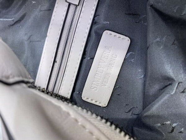 Simply Vera Vera Wang purple white faux leather shoulder bag