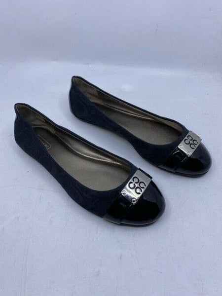 Coach Black Women S London Flats Size Us