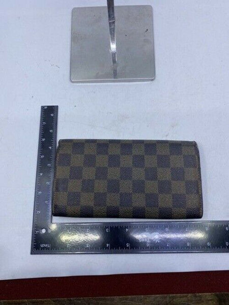 Louis Vuitton Brown Sarah De Large Canvas Travel Ca2057 Wallet