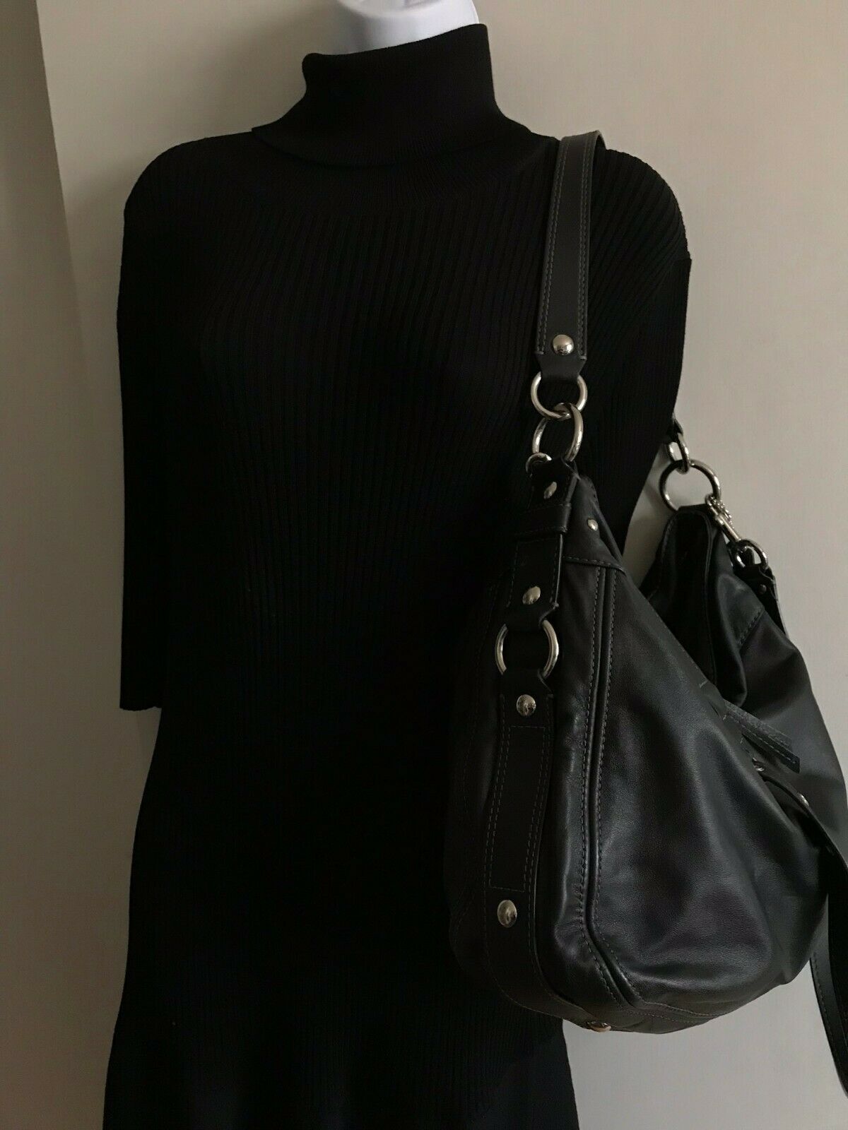 Coach cross body bag - Black Leather